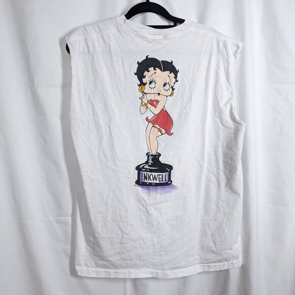 Betty Boop Tops - Vintage Betty Boop Inkwell 1993 Muscle T-Shirt Tee Tank Top